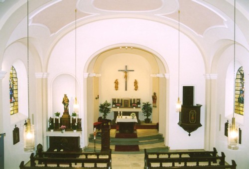 Innenansicht der Kapelle