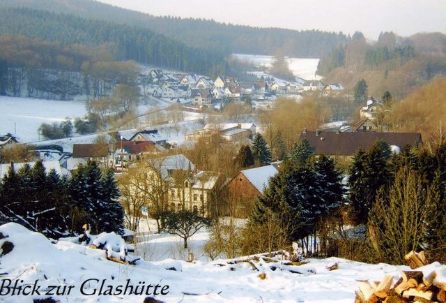 Blick zur Glashütte